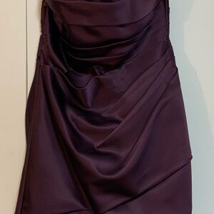 David's Bridal Rich Purple Gown - Size 10 - great condition